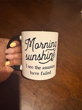Morning Sunshine White Ceramic Coffee Mug